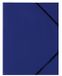 D.RECT Blauwe A4 Kaart met Elastiek, 450 micron PP