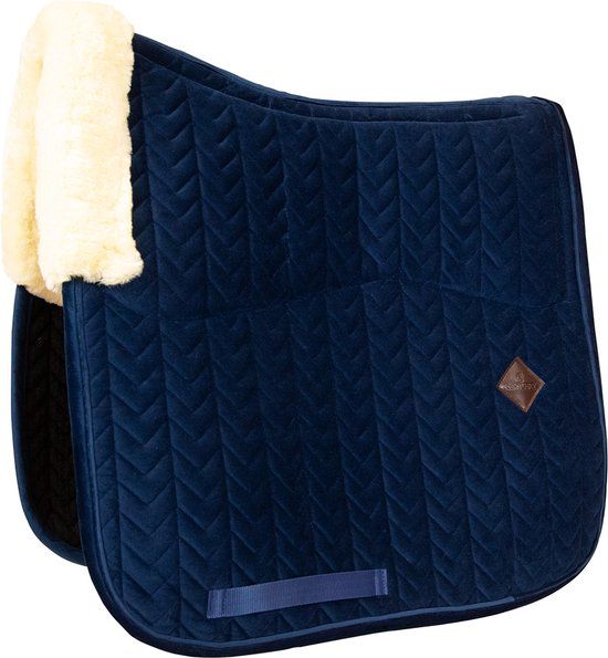 Kentucky Skin Friendly Velvet Zadeldek - Donkerblauw - Full