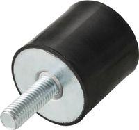 TRU COMPONENTS silentbloc en caoutchouc TC-NT50-50-43A Dureté 43 Shore A Charge statique maximale 95 kg