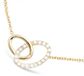 CHIVAL 18K Goud Verguld Ketting Embrace
