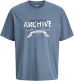 JACK&JONES - JJEDOVER DENIM TEE SS O-NECK SN - Heren - T-shirts