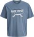 JACK&JONES - JJEDOVER DENIM TEE SS O-NECK SN - Heren - T-shirts