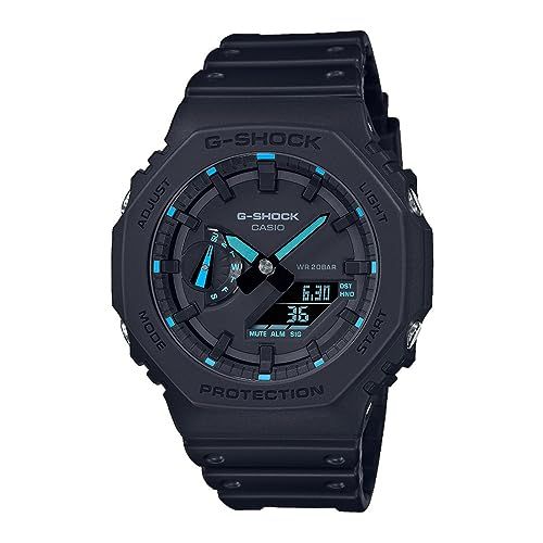 Polshorloge G-Shock GA-2100-1A2ER Heren Horloge - Zwart - Resin - 45.5 mm