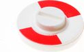 Hoppe rood/wit plaatje 5 mm