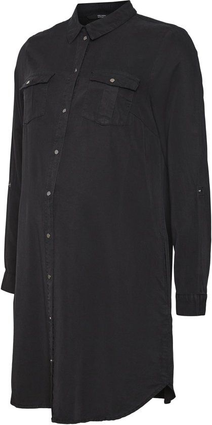 VERO MODA MATERNITY Vero Moda Sigga Maternity Lang Mouw Jurk Zwart S Vrouw
