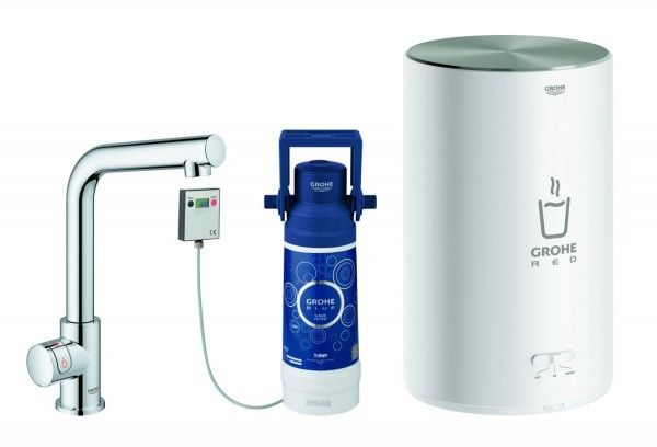GROHE Red Mono Kokend Water Kraan en ketel M formaat