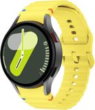 Strap-it Siliconen Wave bandje - Lichtgeel