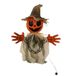 SHX Hopende kleine pompoenman SHXHD2427 | Halloween-decoratie met beweging en geluid | 40 cm lopende pompoen met geluidseffecten