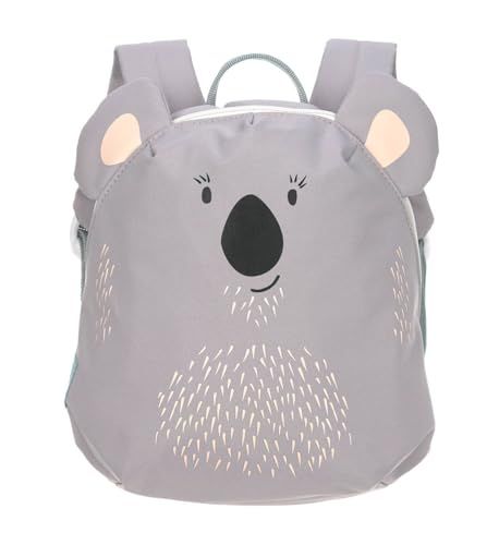 Lässig Kinder Kerstrugzak met borstband, lichtgrijs, 24 cm