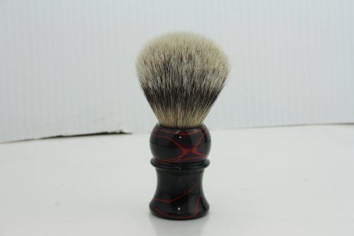 Haryali London Zilveren Tip Badger Haar Scheerborstel