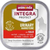 animonda Integra Protect natvoer voor katten, adult, urinary struvietstenen kalf 16x100 g