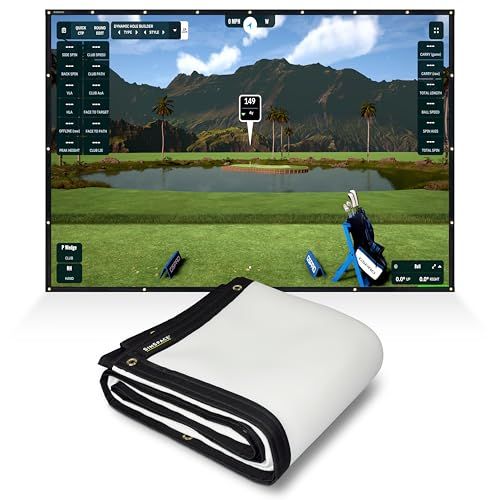 SimSpace Platinum Impact Screen – 4K golfsimulatie scherm