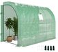 StarTech Tuindroger - 3 niveaus - Kunststof afdekking en stalen frame - UV-bestendig - Deuren met slot - Groen
