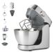 Merkloos Kneedmachine met glasmixer - Keukenmachine Keukenrobot - 1000 W - 4,3 liter - Roestvrij staal met accessoireset