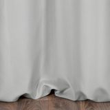 Eurofirany 398669 Sheer Gordijn - Zilver, Polyester, Zeilring, 1400 x 2500 mm