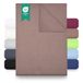 GREEN MARK Textilien vlaklaken 100% katoen – Klassiek laken zonder elastiek, zacht voor de huid, makkelijk te onderhouden, wasbaar op hoge temperatuur - Zand/Beige - 240x275 cm