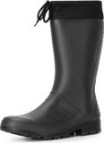 Ladeheid Dames en Heren Regenlaarzen - Waterdicht - PVC - LA-LMG-958-Axel - Zwart - 45