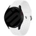 Strap-it Samsung Bracelet silicone avec trous Samsung Galaxy Watch FE (blanc)