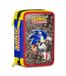 Seven Schooletui 3 ritssluitingen Sonic blauw, drievoudig vak, uitgerust etui, inhoud 44 stuks, schrijfwaren inbegrepen, rugzakaccessoires, basisschool en kleuterschool, kinderen