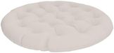 vidaXL Papasan Stoelkussen VIANEN 100% Polyester Wit Ø 100 x 12 cm