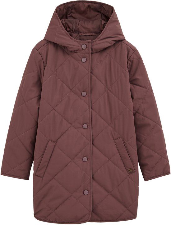 WE Fashion Meisjes waterafstotende jas met capuchon