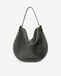 Isabel Marant Sac Oskan Hobo Soft En Cuir Grainé - Noir