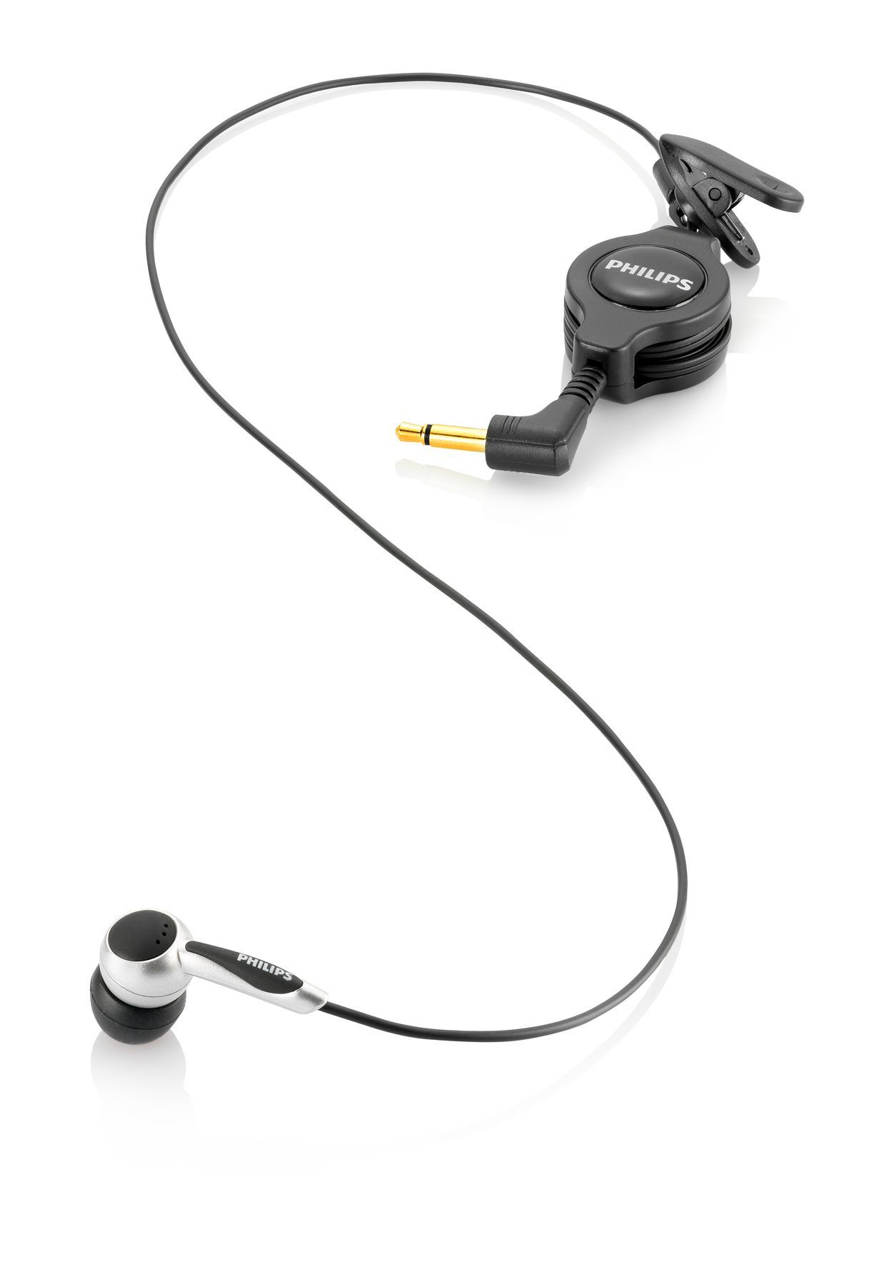 Philips LFH9162 In-ear Headset - Black/Silver