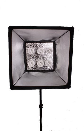 Bresser MM-16 lamphouder voor 6 lampen + softbox 60x60