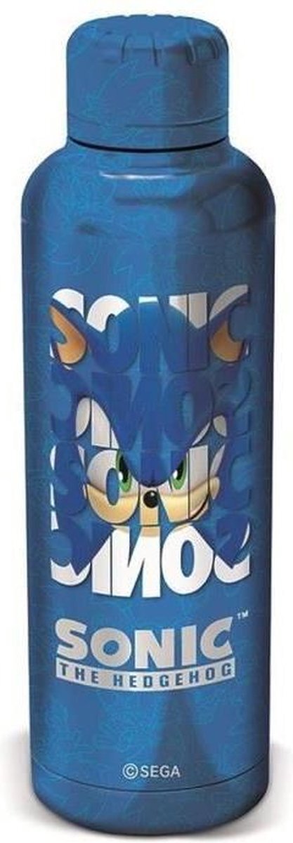 Anders Fles - STOR - Sonic - Metaal - Herbruikbaar - 515 ml blauw