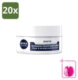 Nivea Men 20 x Sensitive Crème visage intensive - 50 ml - Lot économique