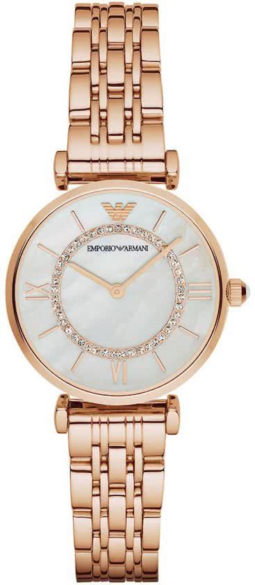 Emporio Armani Armani AR1909 - Horloge - Staal - Rosékleurig - 32 mm