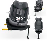 Kinderkraft I-360 2 PLUS Autostoel – 40-150 cm i-Size – Met Isofix – Groep 0/1/2/3 – Tot 12 Jaar – Grijs