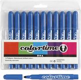 Colortime Colortime stift 5 mm lijn azuur transparant gl 12 stuks
