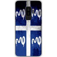 1001 coques Samsung Drapeau martinique siliconen hoesje compatibel met Galaxy S9 Plus