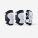 Set de protection 3x2 pour enfants pour le roller, la trottinette et le skateboard bleu
