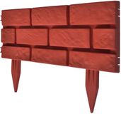 vidaXL Borderranden 11 stuks met baksteenontwerp