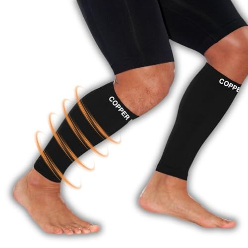 Compressiehulzen COPPER HEAL Compressiehulzen van kalfskoper (paar) - S - Zwart