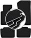 Wielganizator CARLUX-SILVER automatten voor: BMW 3 E46 compact, coupé, sedan, stationwagen, touring (1998-2007)