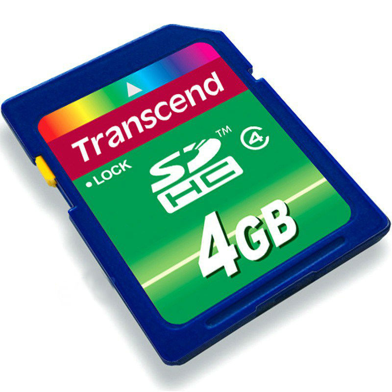 Transcend 4GB SDHC Class 4