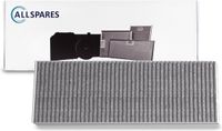 AllSpares Koolstoffilter XBOGF voor stoombakoven geschikt voor Bora X BO (410x176x49mm)