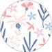 Bonateks Ronde digitaal bedrukte muismat, antislip onderkant, voor kantoor en thuis, diameter: 22 cm