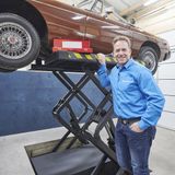 Datona® Auto schaarhefbrug - 3000 kg - Zwart