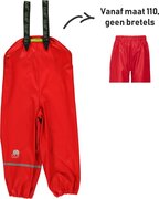 CELAVI Regenbroek kinderen - Rood - maat 100 98-104cm