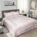 Emma Barclay Duchess - Verfraaide Jacquard gewatteerde sprei Set in Blush Pink - om te passen Double/King