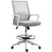 Fauteuil de bureau gris et blanc