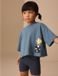 Next Girls T-shirt with Short Sleeves and Shorts Set - Blue