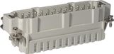 HARTING Han 24ES steekcontact (M), kooi-veer aansluiting, 24-polig + PE, 500V, 16A - 1 pièce