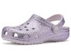 Crocs Sabots classiques à grosses paillettes pour enfants, couleur raisin, 37 EU