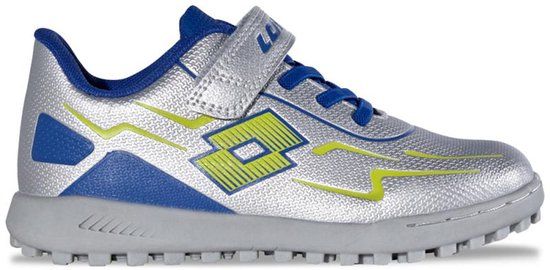 Lotto KOBATO K voetbalschoenen voor kinderen 2601520T 8050 Zilver/Blauw