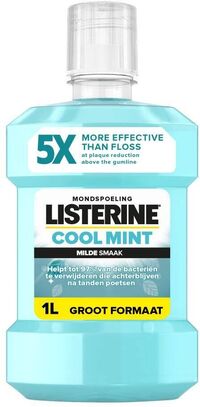 Listerine Cool Mint Milde Smaak 1000 ml mondspoeling